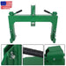 DURAFORCE 3000 LB Steel 3 Point Quick Hitch For Cat 1 & 2 Tractors W/ 2" Receiver Hitch