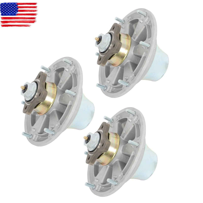 DURAFORCE 3 Pcs Spindle Assy For John Deere TCA24880 TCA20639 TCA17517 48 54 60 72 inch