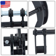 DURAFORCE Mini Excavator Bucket Grapple - Adjustable Wide Jaw Claw for Digging & Grabbing