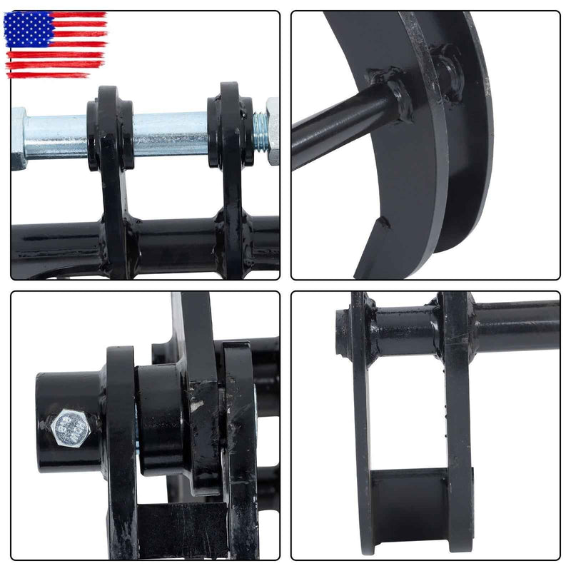 DURAFORCE Mini Excavator Bucket Grapple - Adjustable Wide Jaw Claw for Digging & Grabbing