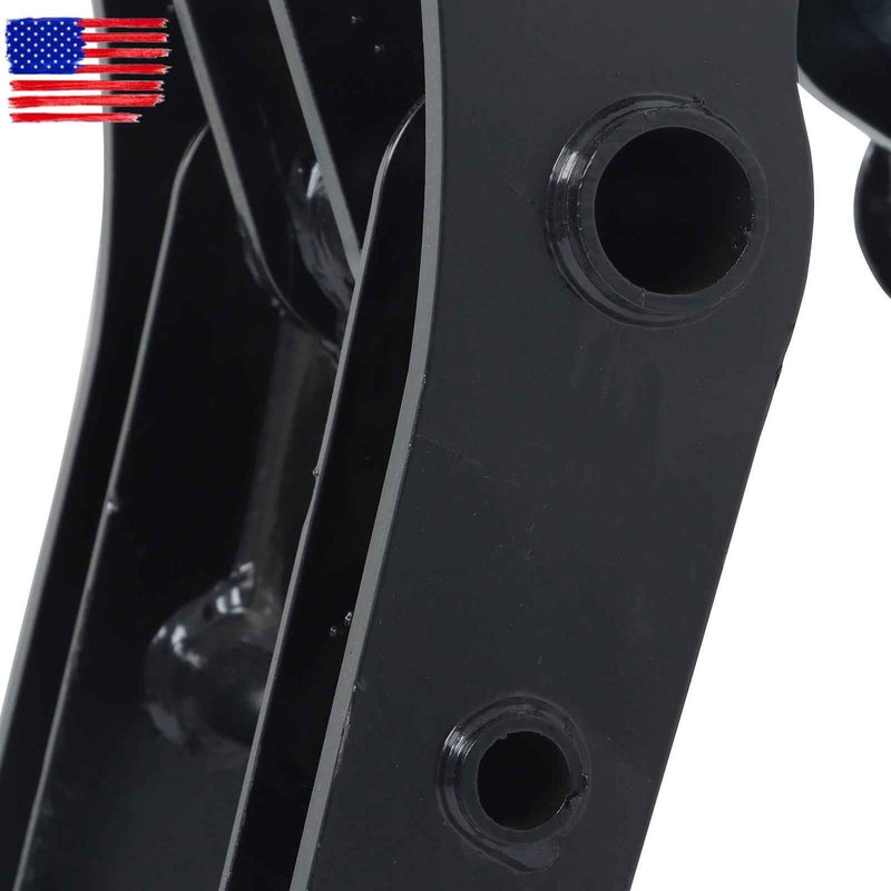 DURAFORCE Mini Excavator Bucket Grapple - Adjustable Wide Jaw Claw for Digging & Grabbing