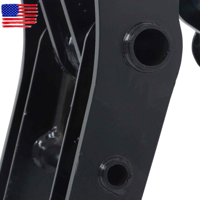 DURAFORCE Mini Excavator Bucket Grapple - Adjustable Wide Jaw Claw for Digging & Grabbing