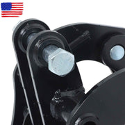 DURAFORCE Mini Excavator Bucket Grapple - Adjustable Wide Jaw Claw for Digging & Grabbing