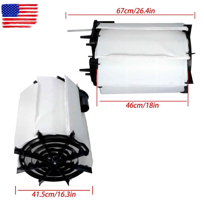 DURAFORCE Clean & Clear Complete Element Grid Assembly 36 Sq Ft D.E. Filter 59023500
