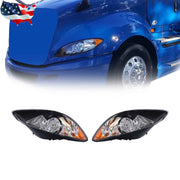 DURAFORCE Halogen Black Headlight Set For International 2008-2016 2 Bulb ‎3596015/16C93