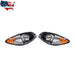 DURAFORCE Halogen Black Headlight Set For International 2008-2016 2 Bulb ‎3596015/16C93