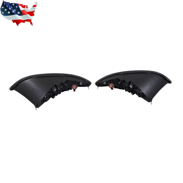 DURAFORCE Halogen Black Headlight Set For International 2008-2016 2 Bulb ‎3596015/16C93