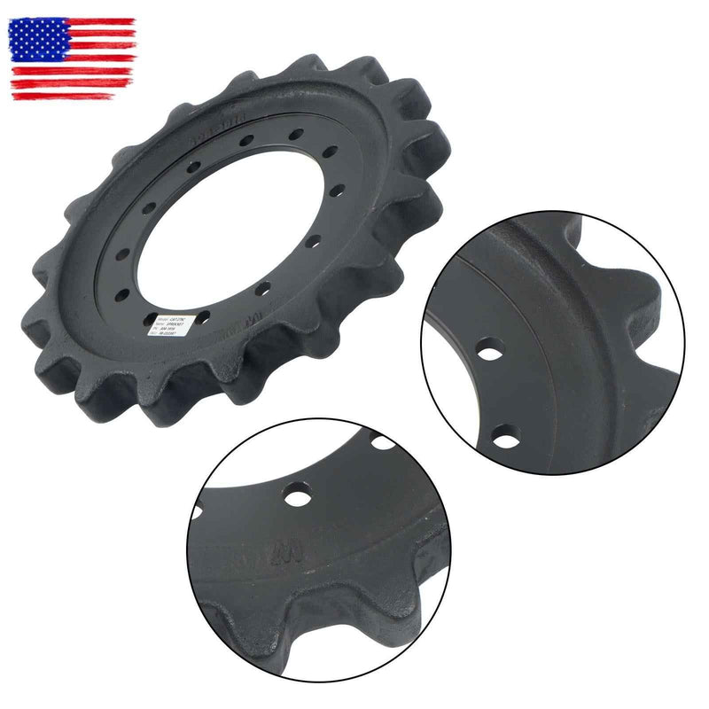 DURAFORCE 304-1916 Sprocket Fit For CAT 289D 289D3 289DLRC 299C 299D 12 Bolt Hole 17Teeth