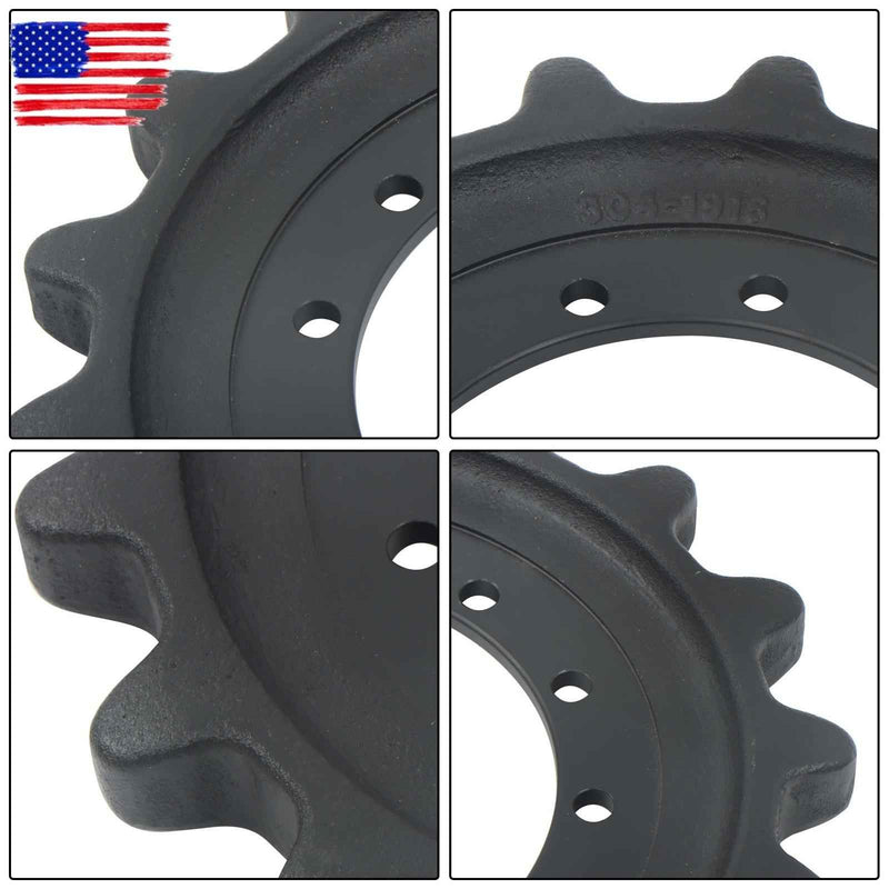DURAFORCE 304-1916 Sprocket Fit For CAT 289D 289D3 289DLRC 299C 299D 12 Bolt Hole 17Teeth