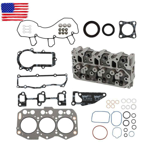 DURAFORCE Complete Cylinder Head & Gasket Set For Yanmar 3TNV76 For Komatsu PC22MR-3
