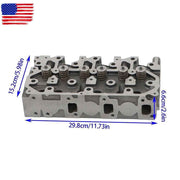 DURAFORCE Complete Cylinder Head & Gasket Set For Yanmar 3TNV76 For Komatsu PC22MR-3