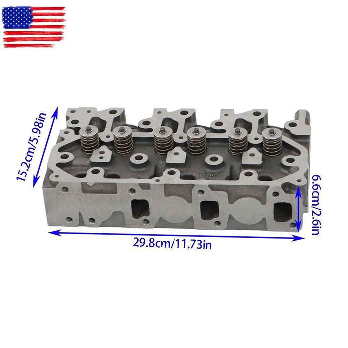 DURAFORCE Complete Cylinder Head & Gasket Set For Yanmar 3TNV76 For Komatsu PC22MR-3