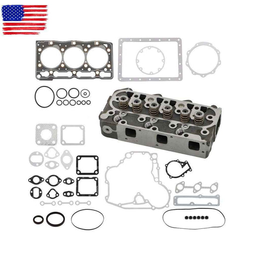 DURAFORCE D1005 Complete Cylinder Head and Full Gasket Set 16027-03043 For Kubota Engine