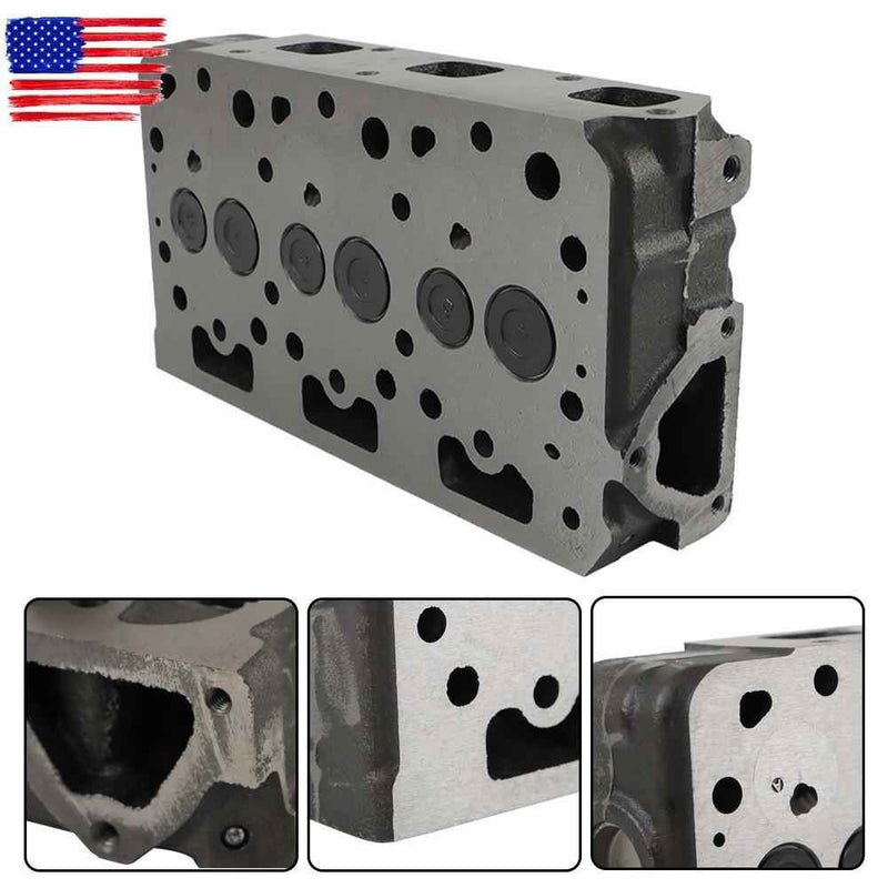 DURAFORCE Full Cylinder Head assy With Vavel Full Gasket Kit For Kubota D782 Metal Engine
