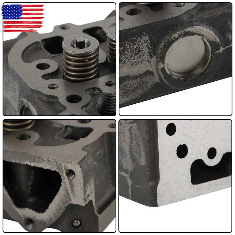 DURAFORCE Full Cylinder Head assy With Vavel Full Gasket Kit For Kubota D782 Metal Engine