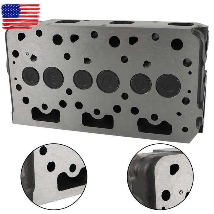 DURAFORCE Full Cylinder Head assy With Vavel Full Gasket Kit For Kubota D782 Metal Engine