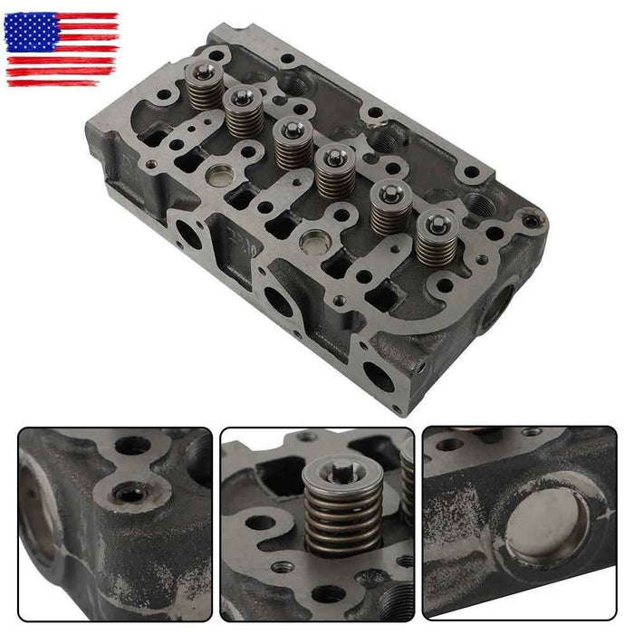 DURAFORCE Full Cylinder Head assy With Vavel Full Gasket Kit For Kubota D782 Metal Engine