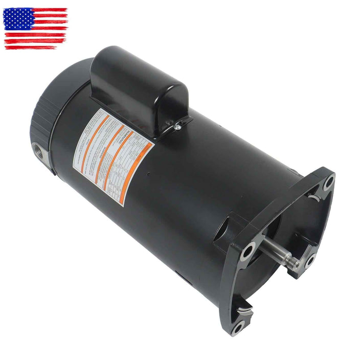 DURAFORCE 3450 RPM Square Flange Pool Pump Motor B2843 2 HP 60 HZ 56Y Frame 208-230 V