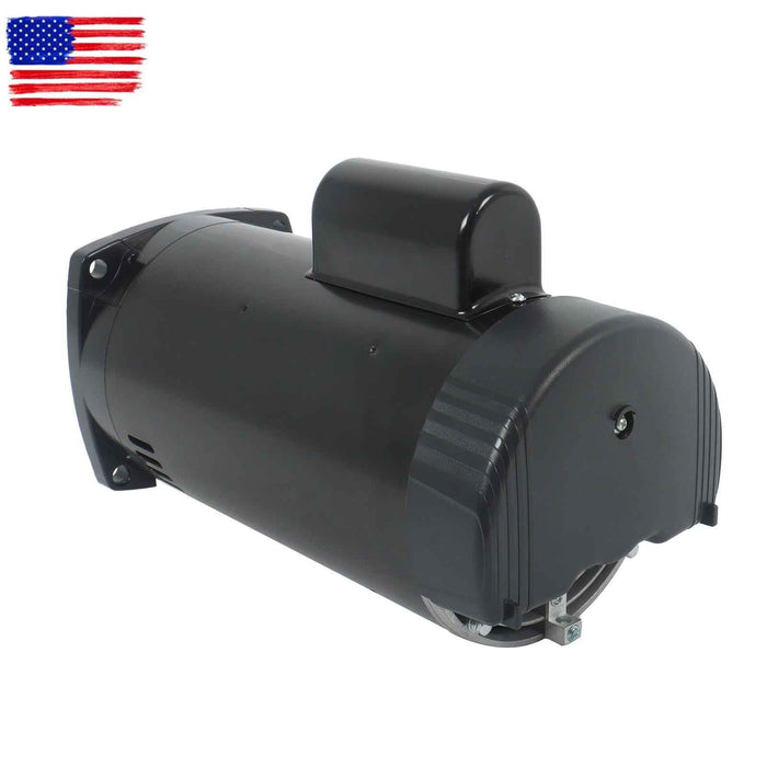 DURAFORCE 3450 RPM Square Flange Pool Pump Motor B2843 2 HP 60 HZ 56Y Frame 208-230 V