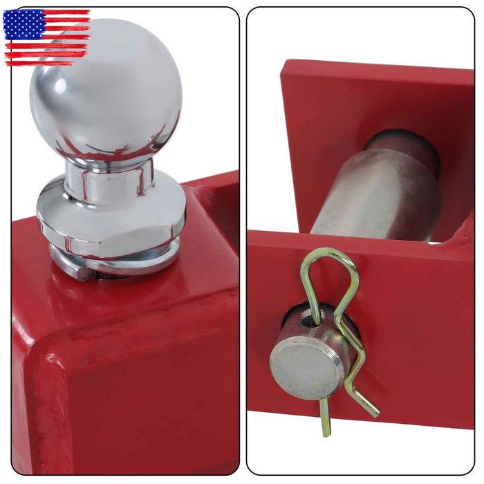 DURAFORCE 3 Point 49" Hay Bale Spear Trailer Hitch Receiver Cat 1 Tractor Lift Capacity