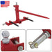 DURAFORCE 3 Point 49" Hay Bale Spear Trailer Hitch Receiver Cat 1 Tractor Lift Capacity
