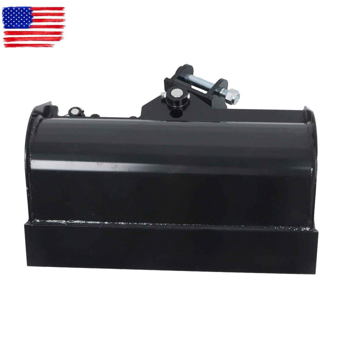 DURAFORCE 600mm Tilting Bucket Attachment for Mini Excavators Bucket With oil pipe + pins