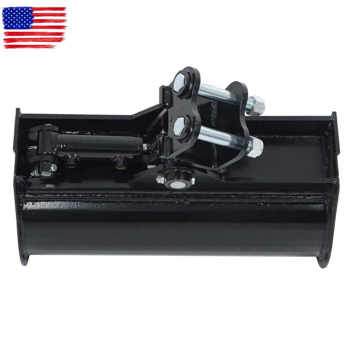 DURAFORCE 600mm Tilting Bucket Attachment for Mini Excavators Bucket With oil pipe + pins