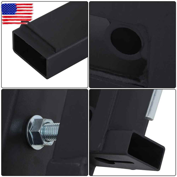 DURAFORCE Tractor Pallet Forks 60" 4000Lbs Clamp On Bucket Loader Attachment Skid Steer