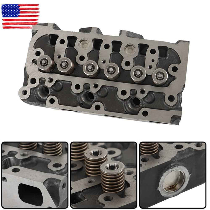 DURAFORCE 16873-03042, 17575-03043 For Kubota D722 Engine Complete Cylinder Head Assembly