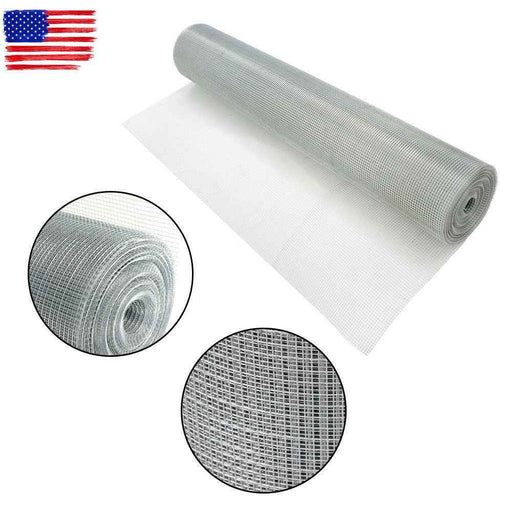 DURAFORCE 23 Gauge Hardware Cloth 1/4in Galvanized Welded Mesh Wire Metal 48in x100ft