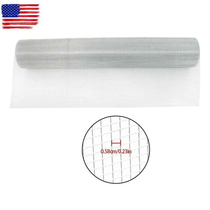 DURAFORCE 23 Gauge Hardware Cloth 1/4in Galvanized Welded Mesh Wire Metal 48in x100ft