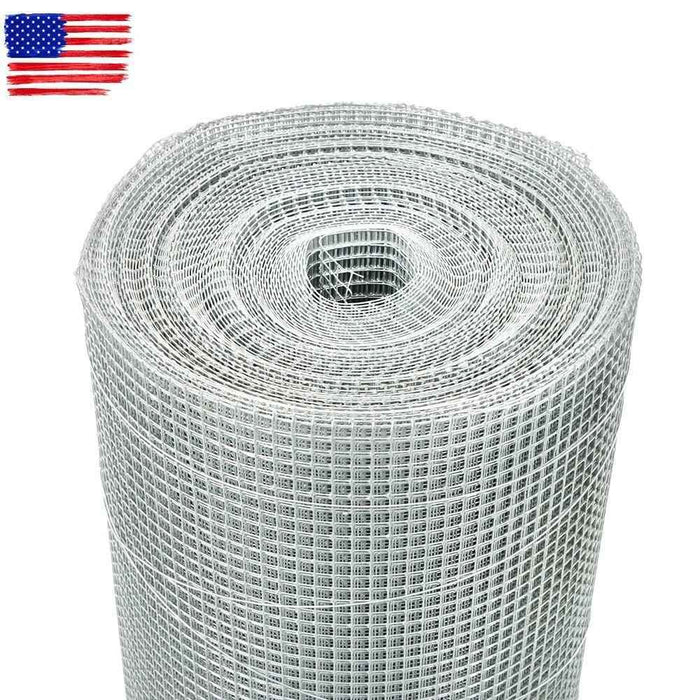 DURAFORCE 23 Gauge Hardware Cloth 1/4in Galvanized Welded Mesh Wire Metal 48in x100ft