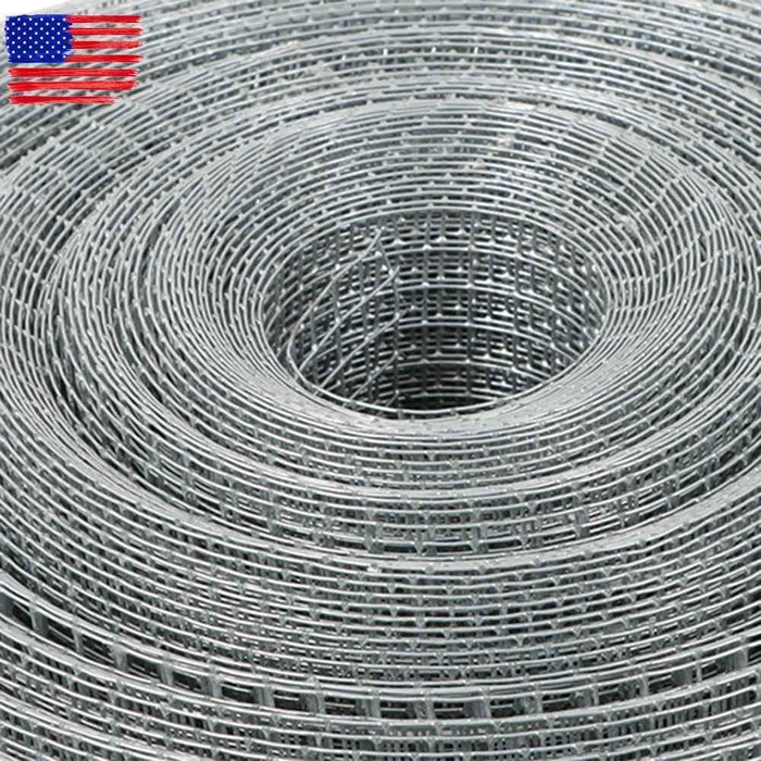 DURAFORCE 23 Gauge Hardware Cloth 1/4in Galvanized Welded Mesh Wire Metal 48in x100ft