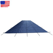 DURAFORCE 20×38 FT Heavy Duty Safety Cover, Winter Rectangle Above Inground Swimming Pool