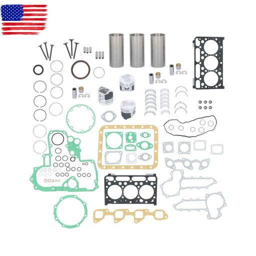 DURAFORCE For Kubota D1503 Engine Rebuild Overhaul Kit L2900 L3000 L3010 L3130, Loaders