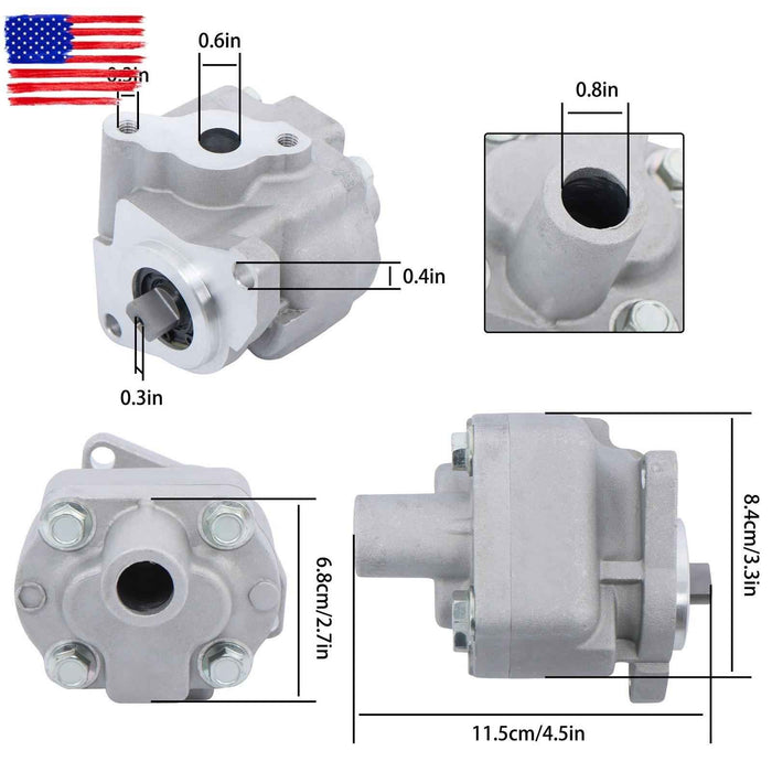 DURAFORCE Hydraulic Pump 6C040-37303 For Kubota BX23D BX22D B1700D BX1800 BX2230 BX2200