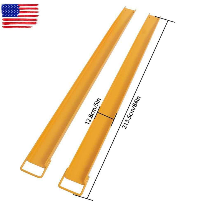 DURAFORCE 4600 LBS Max Pallet Fork Extension Heavy Duty Steel Pallet Extensions 4.5" Width