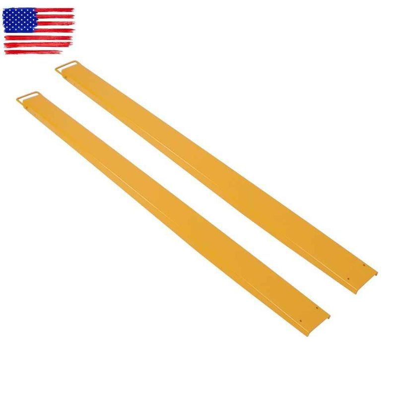DURAFORCE 4600 LBS Max Pallet Fork Extension Heavy Duty Steel Pallet Extensions 4.5" Width