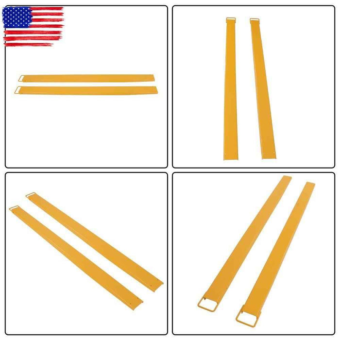 DURAFORCE 4600 LBS Max Pallet Fork Extension Heavy Duty Steel Pallet Extensions 4.5" Width