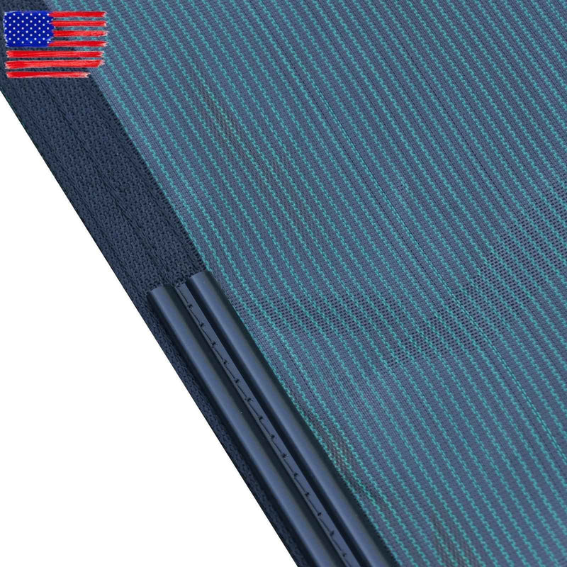DURAFORCE Inground Swimming Pool 18×34ft Rectangle Safety Pool Cover Green Mesh For 16×32