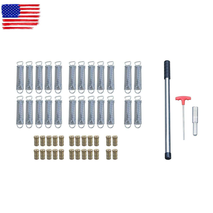 DURAFORCE Inground Swimming Pool 18×34ft Rectangle Safety Pool Cover Green Mesh For 16×32