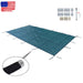 DURAFORCE Inground Swimming Pool 18×34ft Rectangle Safety Pool Cover Green Mesh For 16×32