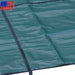 DURAFORCE Inground Swimming Pool 18×34ft Rectangle Safety Pool Cover Green Mesh For 16×32