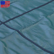 DURAFORCE Inground Swimming Pool 18×34ft Rectangle Safety Pool Cover Green Mesh For 16×32
