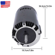 DURAFORCE B129 Swimming Pool Water Pump Motor 1.5HP 3450 RPM 56J Frame 230/115V Spa Pump