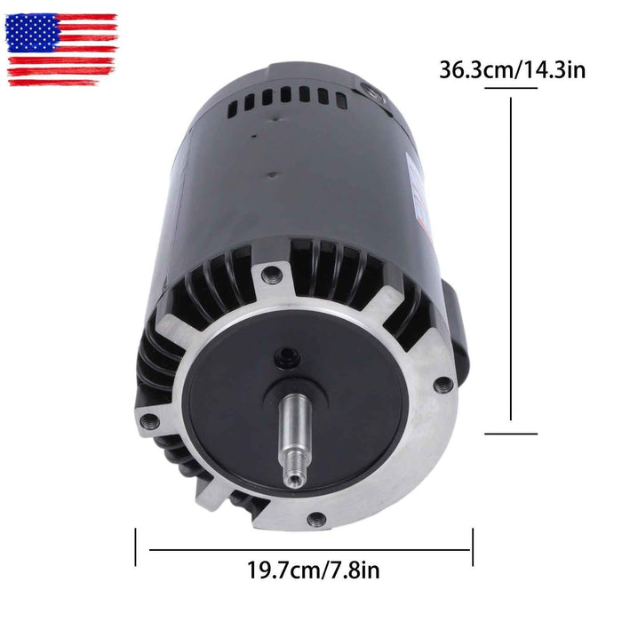 DURAFORCE B129 Swimming Pool Water Pump Motor 1.5HP 3450 RPM 56J Frame 230/115V Spa Pump