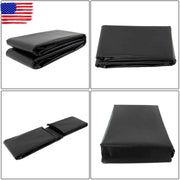 DURAFORCE 25 x 30 FT Waterproof Black HDPE Reinforced Flexible Pond Liner For Waterfall
