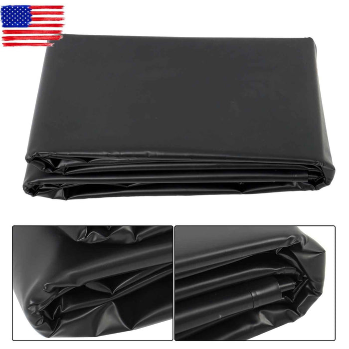 DURAFORCE 25 x 30 FT Waterproof Black HDPE Reinforced Flexible Pond Liner For Waterfall