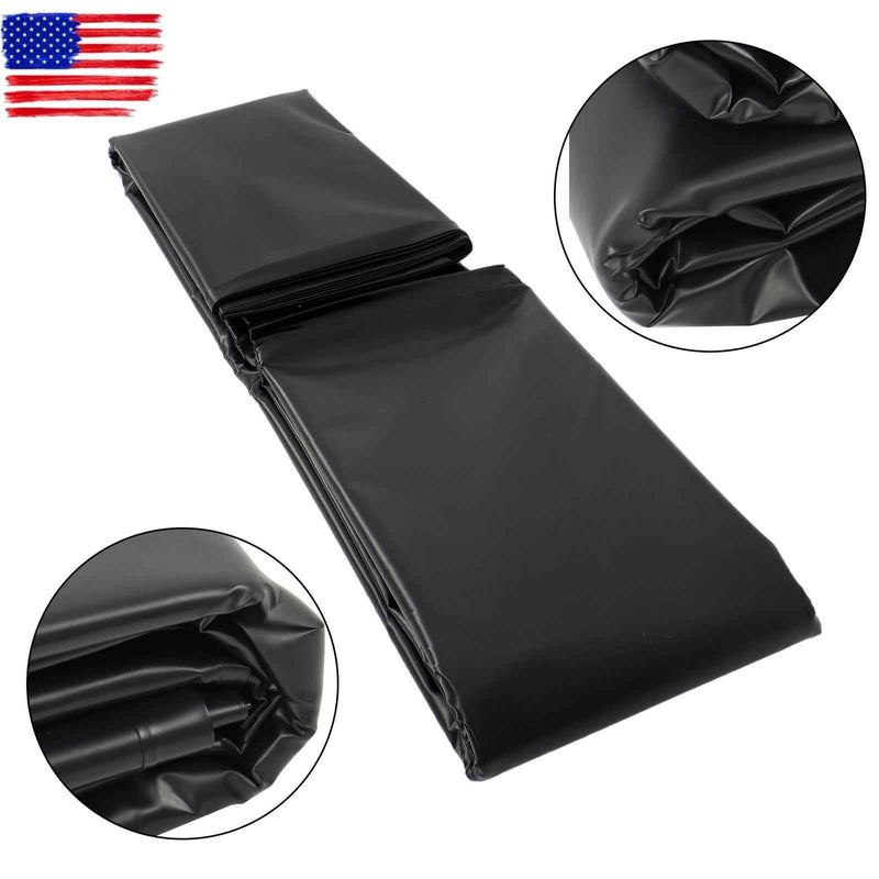 DURAFORCE 25 x 30 FT Waterproof Black HDPE Reinforced Flexible Pond Liner For Waterfall