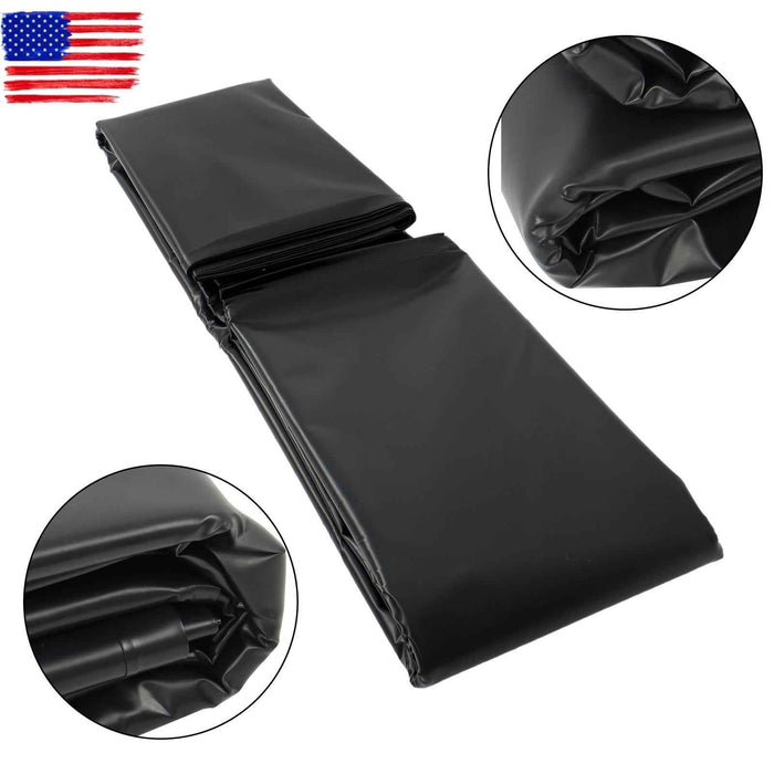DURAFORCE 25 x 30 FT Waterproof Black HDPE Reinforced Flexible Pond Liner For Waterfall